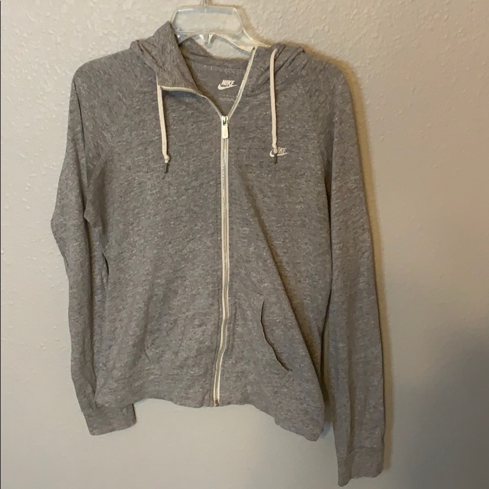 Gray Zip Up Jacket
